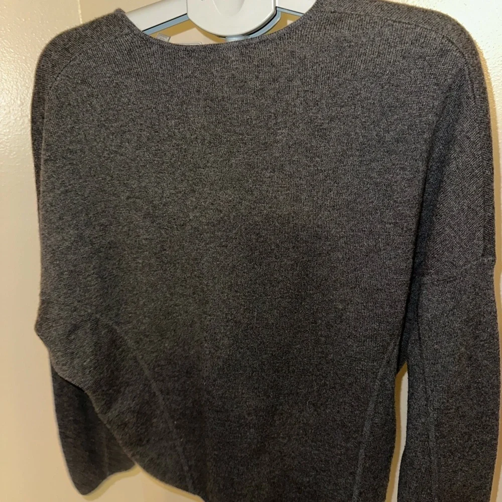 Vince Wool & Cashmere Lace-Up Sweater | Luxury Knit - Picture 8 of 8
